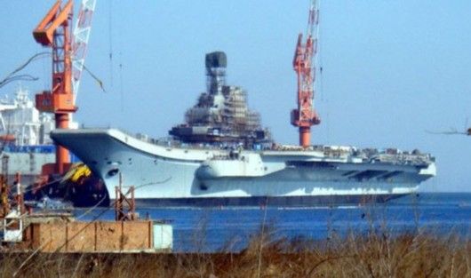 路透社：中国瓦良格航母将于明年正式下水