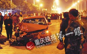 事故现场(资料图片)记者 杨帆 摄