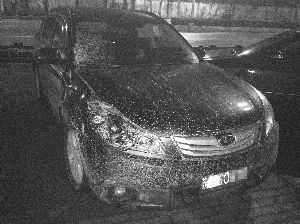 这辆黑色越野车就是肇事车