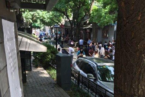 事发现场。图片来自微博