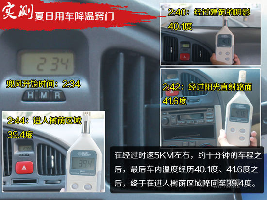 开关五次车门？ 实测夏日车内降温方法